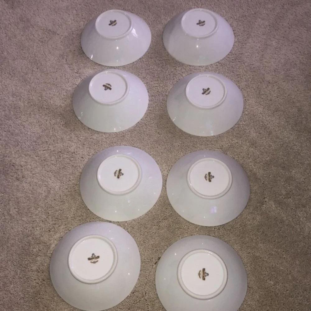 Vintage Harmony House Fine China Japan Bowl‎ Set (8) Leaf Fall Thanksgiving